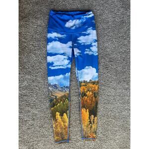 Get Lost Auth Outfitters Medium Colorado Leggings Yoga Workout Pants Activewear